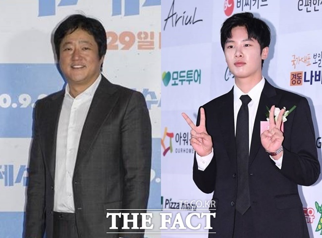 과거 배우 곽도원(왼쪽), 김동희도 사회적 물의를 일으켜 유재명의 차기작에 영향을 줬다. /쇼박스, 더팩트 DB