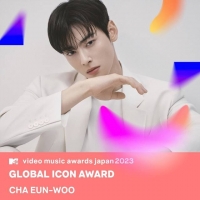  차은우, 'MTV VMAJ 2023' 글로벌 아이콘 선정…아시아 최초