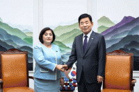  김 의장, 아제르바이잔 의장과 회담…인프라·방산 협력 논의