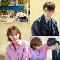  '오늘도 사랑스럽개' 차은우X박규영, 학교 밖 밀착 데이트 포착