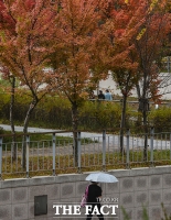  '뜨거운 가을 햇볕'에 등장한 양산 [포토]