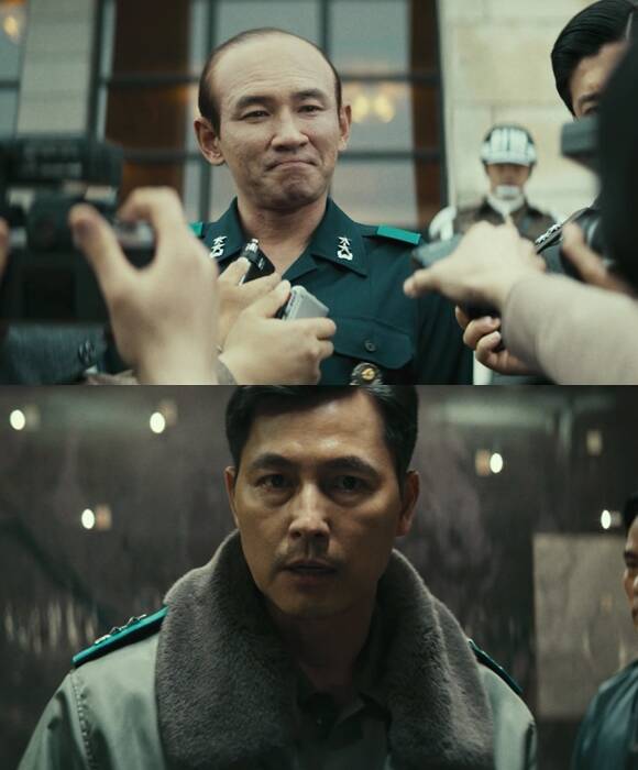 김성수 감독은 황정민(위쪽)과 정우성을 비롯해 출연한 모든 배우의 칭찬을 아끼지 않았다. /플러스엠 엔터테인먼트