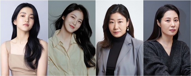 배우 김태리 신예은 라미란 문소리(왼쪽부터)가 내년 방송되는 tvN 새 드라마 정년이에 출연한다. /각 소속사