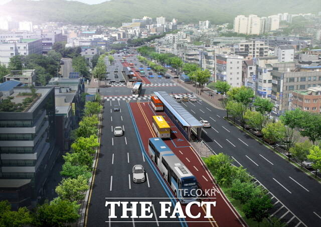 성남시 S-BRT 1단계 사업 산성대로 구간 미래도/성남시 제공