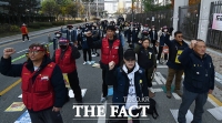  '노동조건 개선' 총파업 투쟁 이어가는 건보공단 고객센터지부 [TF사진관]
