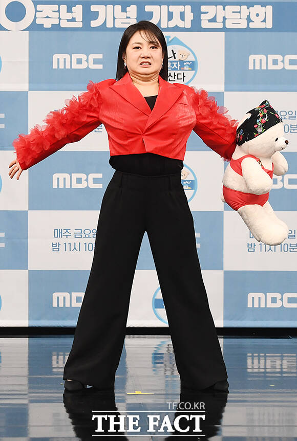 박나래는 올해 MBC 방송연예대상에서 기안84가 대상을 받았으면 한다고 말했다. /장윤석 기자