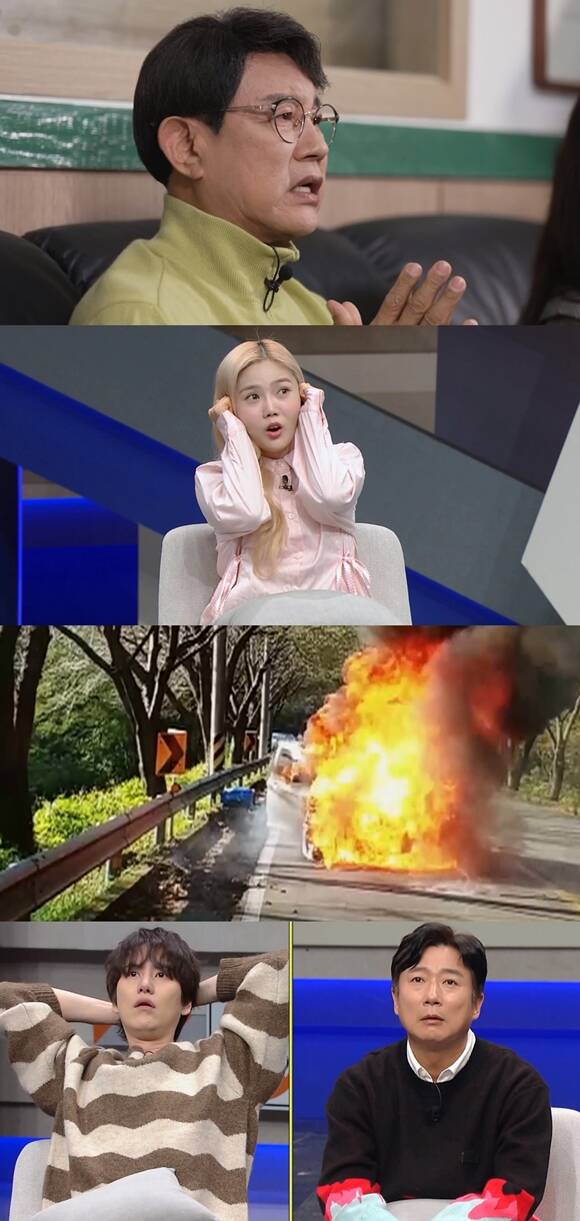 5일 방송되는 JTBC 예능프로그램 한문철의 블랙박스 리뷰에서 가수 설운도가 겪은 한남동 급발진 의심 사고 이야기가 다뤄진다. /JTBC