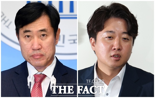 국민의힘 하태경 의원(왼쪽)과 이준석 전 대표가 11일 각각 라디오 방송에 출연해 김기현 대표의 사퇴를 촉구했다. /더팩트 DB