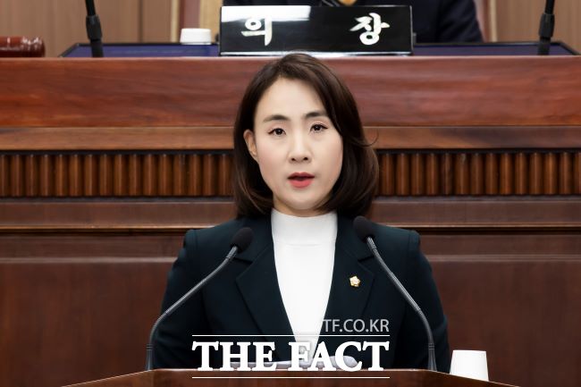 정영혜 김포시의원 발언 모습./김포시의회