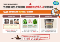  경기 특사경, 무등록·허위 광고 화장품 업체 적발