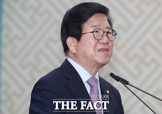2020년 6월부터 21대 국회 전반기 의장을 맡았던 박병석 전 의장은 재임 중 19개국을 공식 방문했다. 임기 동안 방문 외교에 쓰인 예산은 약 33억 원이다. /남윤호 기자