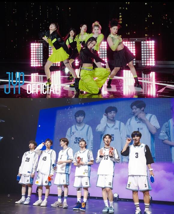 플레디스 TWS와 JYP의 VCHA(위) 그리고 SM의 NCT NEW TEAM(아래)이 1월 차례로 데뷔한다. /JYP, SM