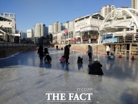  김포시, 금빛수로 아동 얼음썰매장 5일 개장