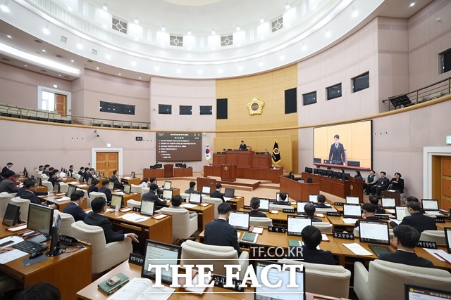 대전시의회는 23일 제275회 임시회를 개회했다. / 대전시의회