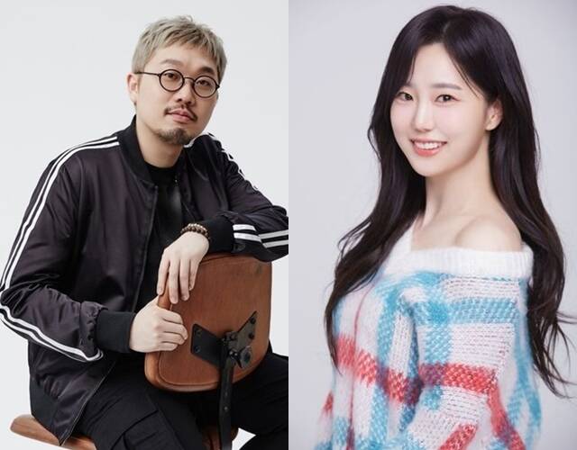 피독(왼쪽)과 김가영이 공식 커플이 됐다. /하이브, 드라마하우스 스튜디오