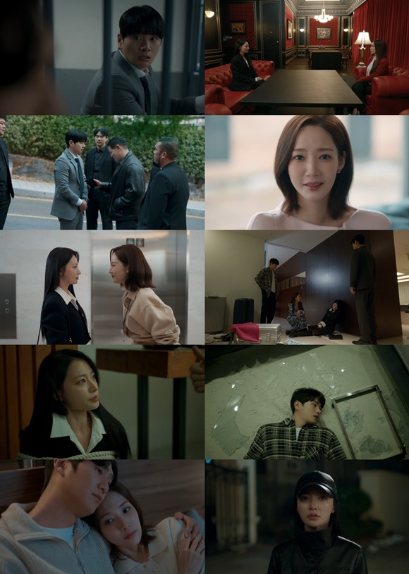 19일 방송된 tvN 월화드라마 내 남편과 결혼해줘15회에는 배우 이이경이 결국 송하윤의 손에 죽음을 맞이한 모습이 담겼다. /tvN 방송화면 캡처