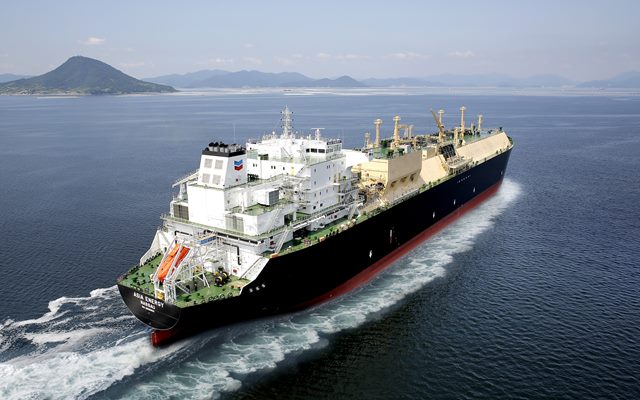 HD현대마린솔루션과 셰브론이 저탄소 선박으로 개조하기로 한 16만 입방미터급 LNG운반선 아시아 에너지호. /HD현대마린솔루션 제공