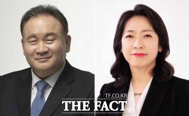 대전 유성을 여야 총선 후보, 왼쪽부터 이상민 국민의힘 의원, 황정아 민주당 후보.
