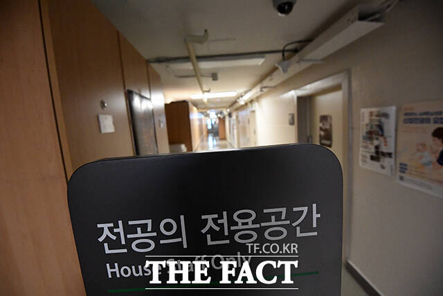 지난 19일 오전 서울 시내 한 대학병원 전공의 전용공간의 모습./장윤석 기자