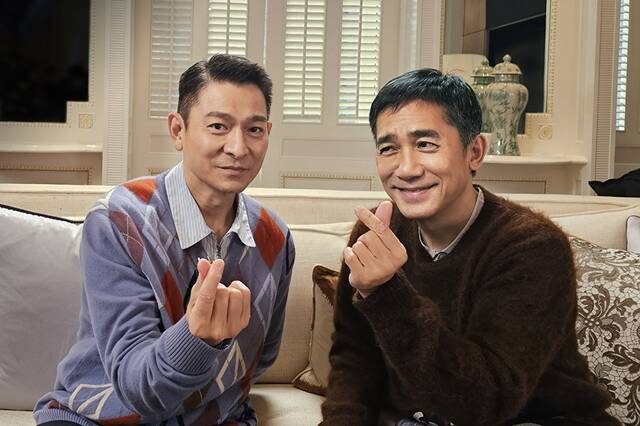 골드핑거의 주역 유덕화(왼쪽)와 양조위가 오는 10일 JTBC 뉴스룸에 출연한다. /JTBC