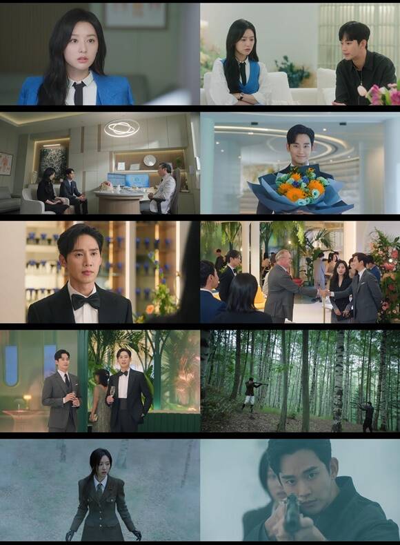 눈물의 여왕 2회 만에 시청률 8,7%를 기록하며 두자릿 수를 넘보기 시작했다. /tvN 방송화면 캡처