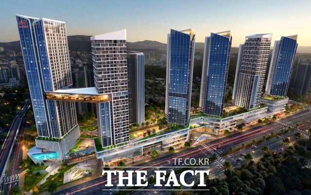 현대건설이 공사비 6800억원에 달하는 성남 중2구역 도시환경정비사업 시공사로 선정됐다. /현대건설