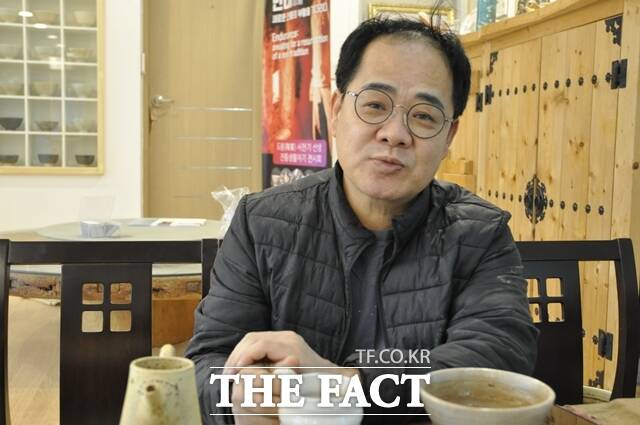 서찬기 도예가는 도자기를 만들 수 있는 그 순간까지 전통을 고수할 것이라고 말했다. / 단양=김경동 기자