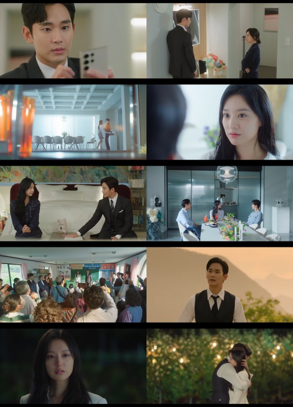 tvN 눈물의 여왕이 시청률 두자릿수를 돌파하며 자체 최고 수치를 경신했다. /tvN 방송화면 캡처