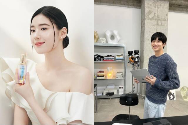 배우 정은채(왼쪽)와 디자이너 김충재가 열애를 인정했다. /인스타그램 캡처
