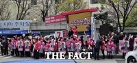 장예찬, 부산 찾은 이재명에 맞불 유세…'이재명, 사과하라'