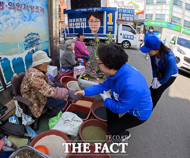 박 후보는 자신의 강점으로 지역 밀착 후보라는 점을 꼽는다. /김세정 기자