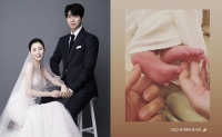  이다인♥이승기, 결혼 1주년…딸 사진 최초 공개