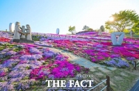  꽃잔디 카펫 펼쳐진 '산청 생초국제조각공원 꽃잔디 축제' 15일 개막