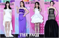  2024 트롯뮤직어워즈, 트로트 여신들의 '화려한 드레스 패션' [TF사진관]