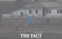  손에 잡힐듯 보이는 북한 기정동 마을 [포토]