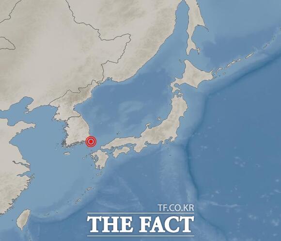 일본 나가사키현 대마도 북북동쪽 96㎞ 해역에서 규모 3.9 지진이 발생했다./기상청