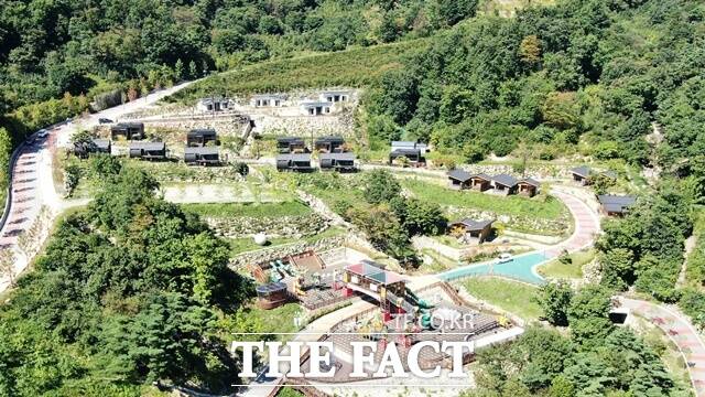 함양 대봉캠핑랜드 전경./함양군
