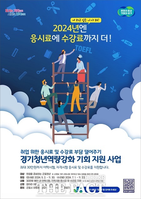 경기청년역량강화 기회 지원사업 안내문. /군포시