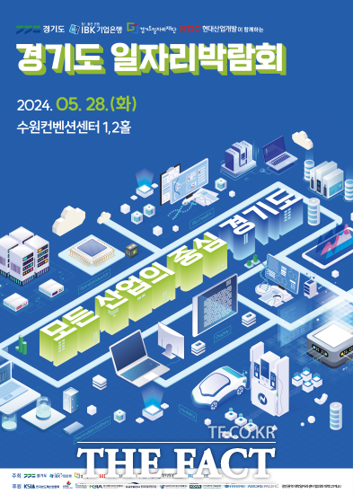 경기도와 경기도일자리재단은 도내 중소기업 양질의 일자리 발굴 및 우수 인재 채용 기회 제공을 위해 IBK기업은행, HDC현대산업개발과 함께 오는 28일 수원컨벤션센터에서 ‘경기도 일자리박람회’를 개최한다고 밝혔다./경기도