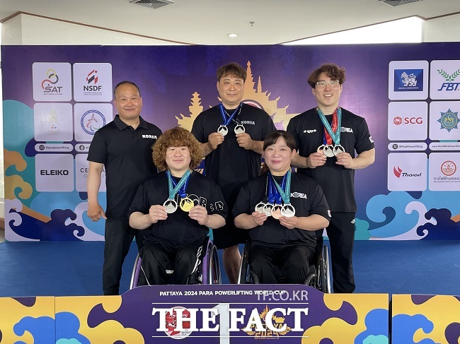 평택시청 장애인역도팀. /평택시