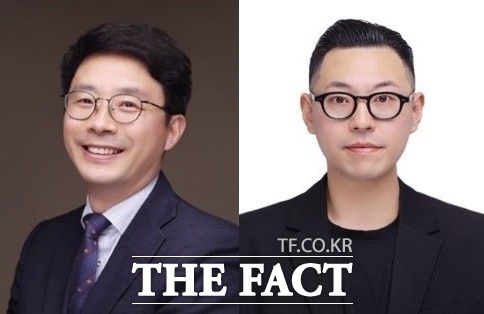 왼쪽부터 응용화학공학과 이영석 교수, 하성민 박사과정생. /충남대