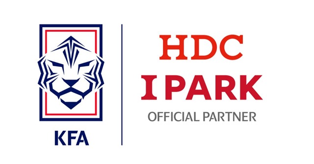 대한축구협회는 HDC 및 HDC현대산업개발과 4년간 공식 파트너 계약을 체결했다./KFA