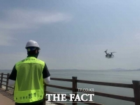  당진시, 드론으로 방역소독…방역 사각지대 방제 효과 극대화