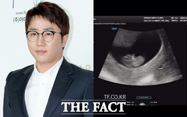 방송인 홍진호(왼쪽)가 아내의 임신 소식을 전했다. /더팩트 DB, 홍진호 SNS
