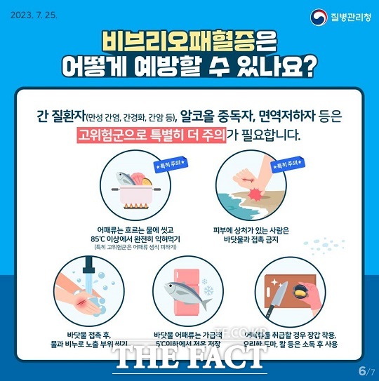 전북도가 31일 전국에서 올해 첫 비브리오패혈증 사망자가 발생함에 따라 감염병 예방수칙을 준수해줄 것을 당부했다./전북도