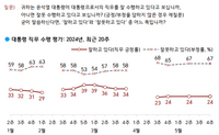  '채상병 특검법' 여파? 尹 대통령 지지율, 21%…취임 후 최저 [한국갤럽] 