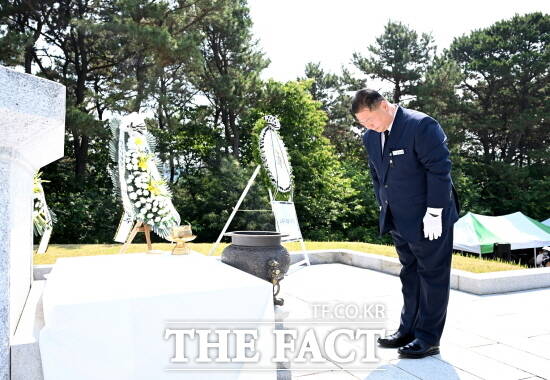 파주시는 제69회 현충일 추념식을 엄수했다./파주시