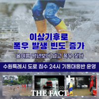  수원시 기습 폭우 대비 도로침수 '기동대응반' 운영