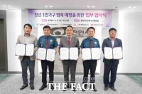  천안시, 경찰·보안업체와 청년 1인가구 범죄 예방 업무협약