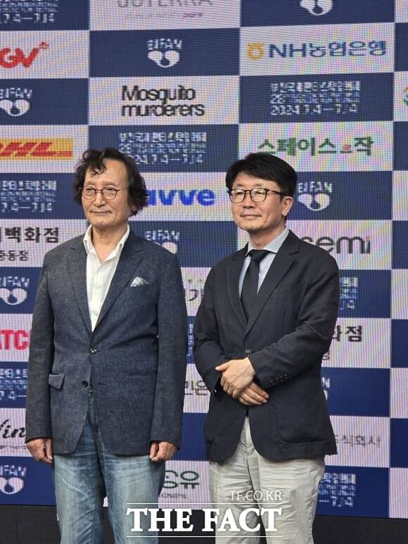 신철 집행위원장(오른쪽)은 올해 BIFAN은 한국 영화 산업의 생태계가 도약할 수 있도록 새로운 도구를 한국 영화계에 소개할 것이라고 전했다. /박지윤 기자